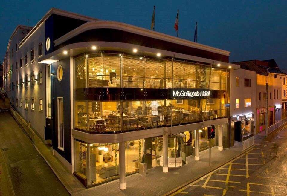 McGettigans Hotel  Letterkenny Exteriör bild